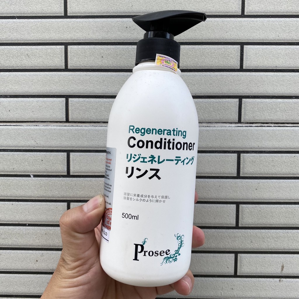 Prosee-Taiwan⛱Dầu xả dành cho tóc sau hóa chất uốn nhuộm Prosee Ac10 Regenerating Conditioner 500ml