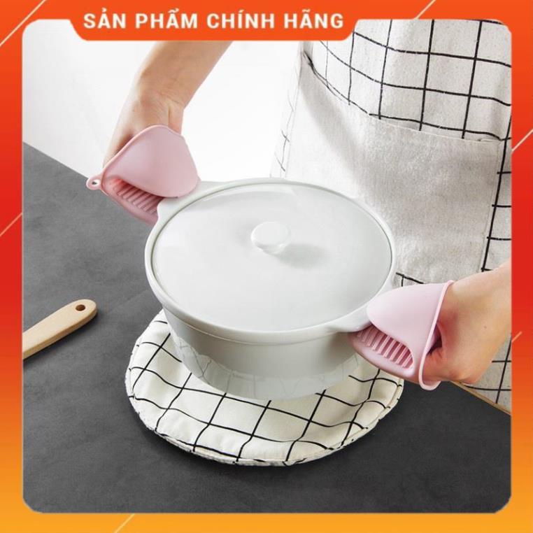 Bộ 2 Miếng Nhấc Nồi Silicon Chịu Nhiệt