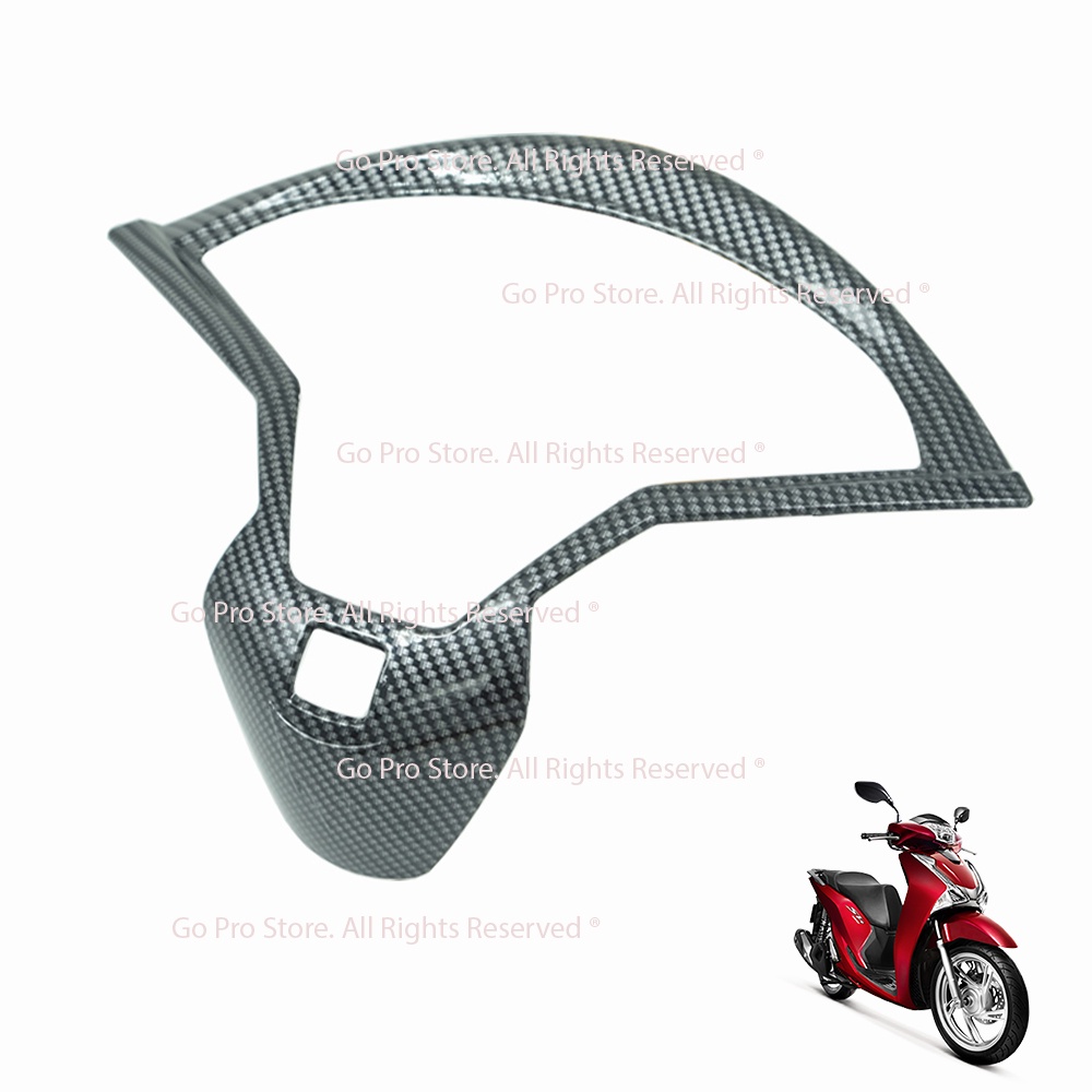 Ốp Viền Đồng Hồ SH 2017 - 2019 Nhựa ABS Xi