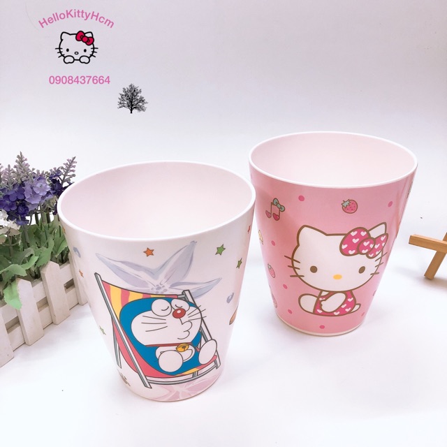 Xô đựng HelloKitty Doreamon