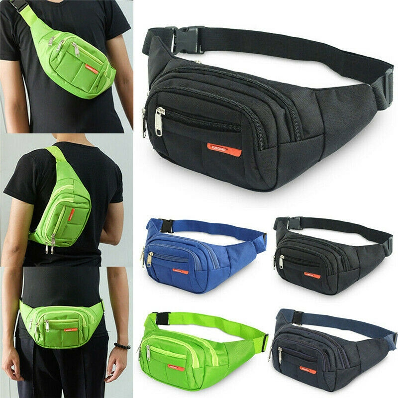 Travel Hiking Bag Pack Belt Money Pouch Wallet Fanny Men Women Waist Bum Bag