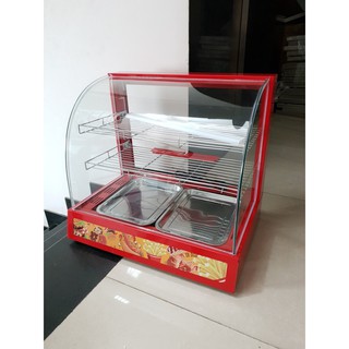 TỦ TRƯNG BÀY GIỮ NÓNG THỰC PHẨM- KÍNH CƯỜNG LỰC