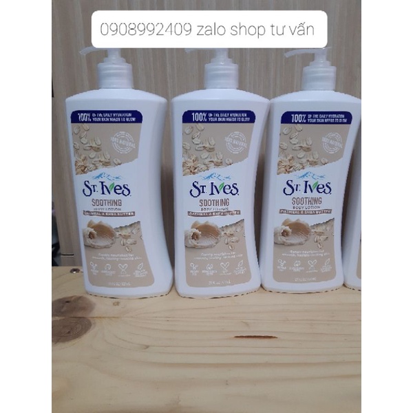 Sữa dưỡng thể yến mạch St Ives 621ml