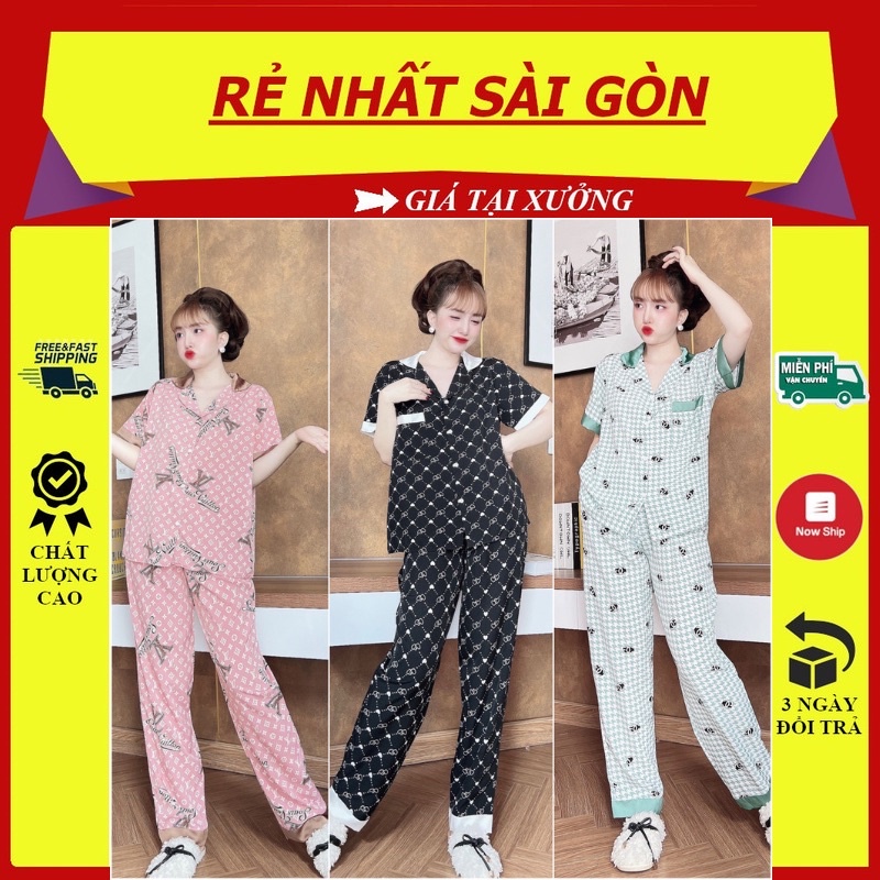 Đồ Ngủ 40-100kg TNQD Bigsize Cao Cấp Kiểu Dáng Đẹp Vải Lụa Nhật Lạnh Mặc Cực Thích