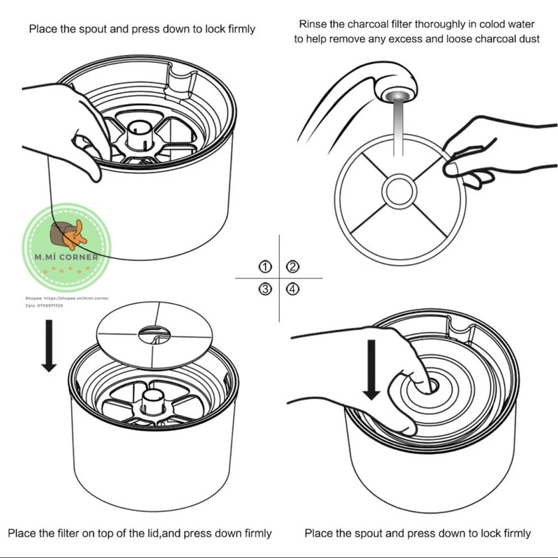 Máy Lọc Nước Tự Động Cho Mèo