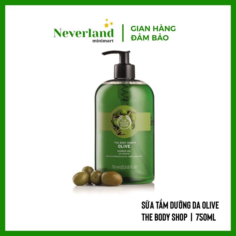 Sữa tắm The Body Shop Olive 750ml dạng gel