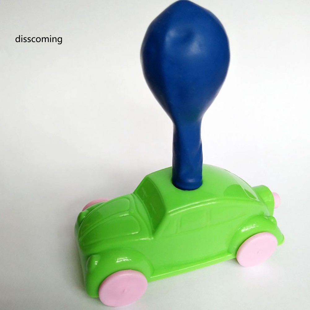 Xe ô tô đồ chơi gắn bóng tay sáng tạo cho trẻ em DIY