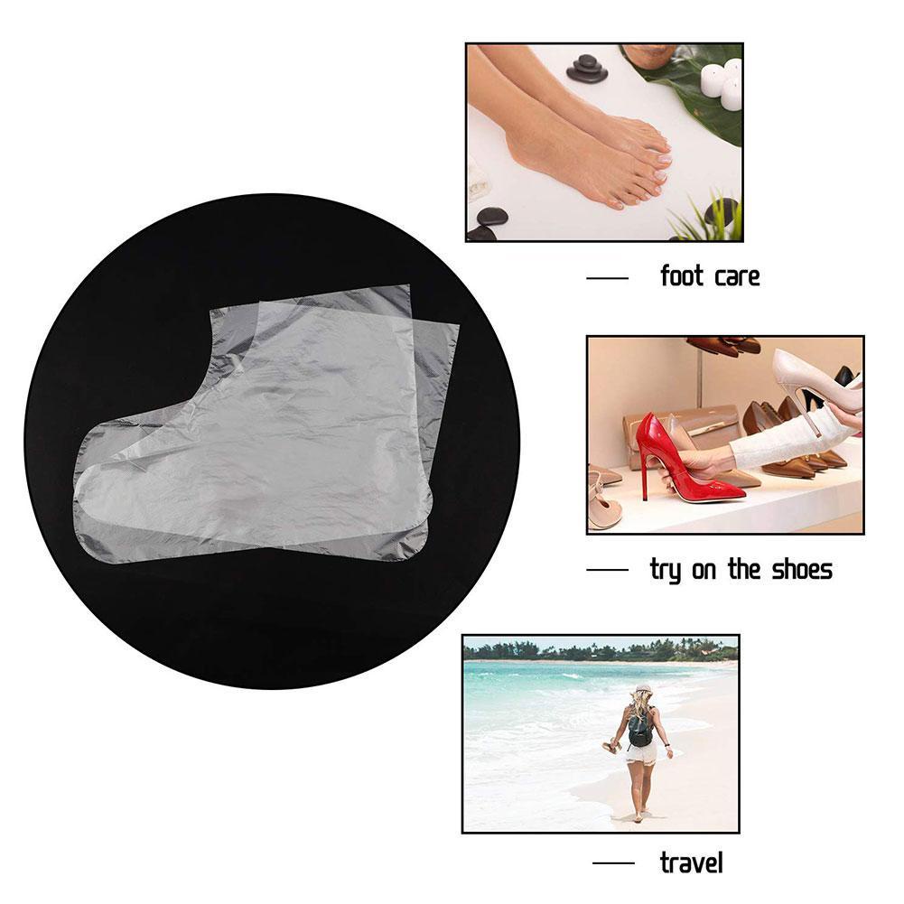 Túi bọc giày bằng nhựa trong suốt dùng một lần cho SPA Paraffin T6Y9