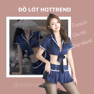 Bộ đồ ngủ sexy cosplay cô nàng cảnh sát gợi cảm + quần chip G-string - Nóng bỏng, thoải mái, dễ chịu
