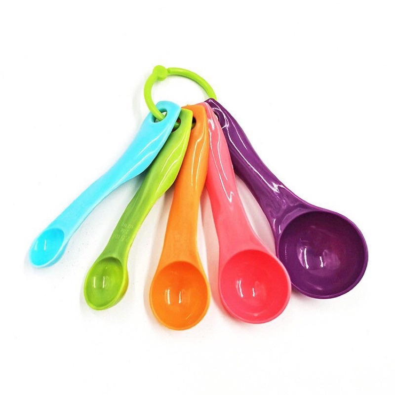 Bộ 5 muổng đo lường gia vị bằng nhựa cao cấp