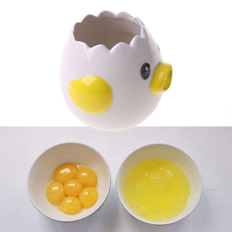 Hoạt Hình Dụng Cụ Tách Lòng Đỏ Trứng Gà Bằng Sứ