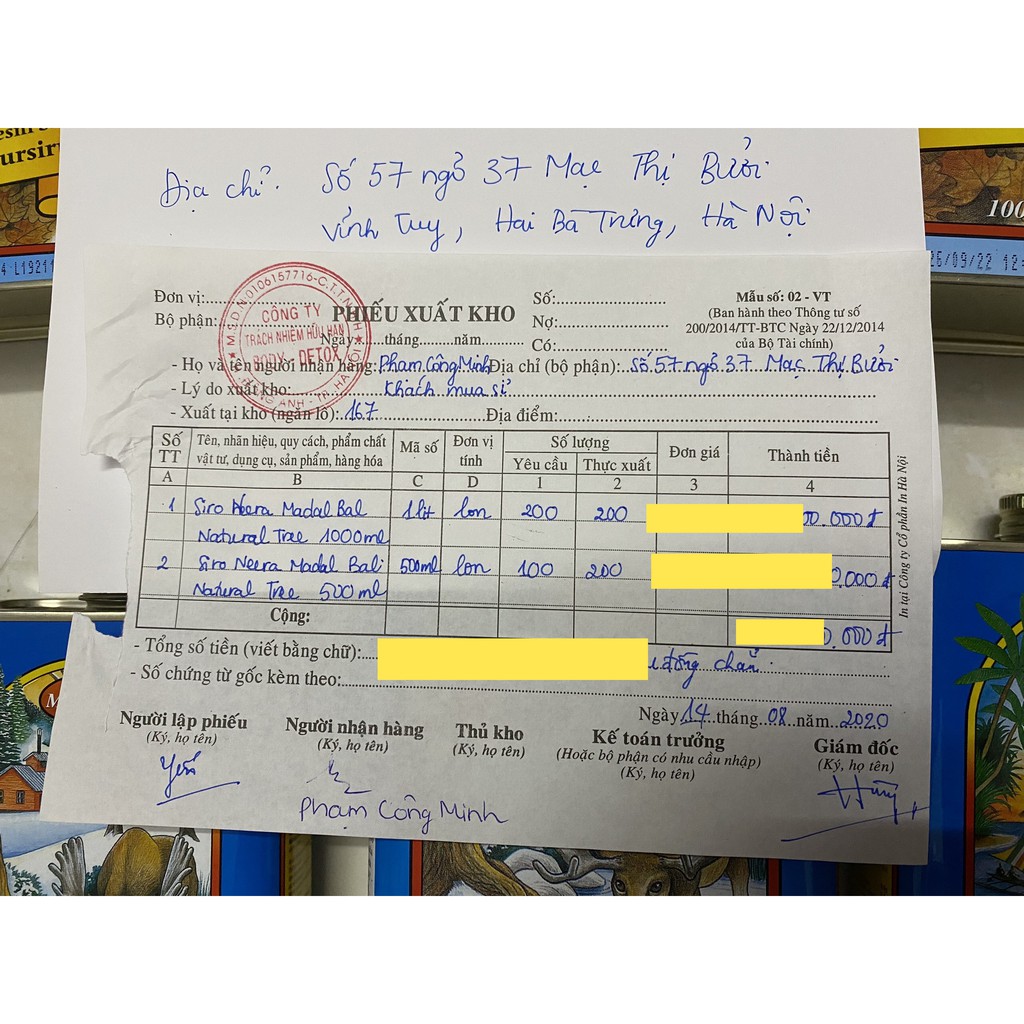 Siro Neera Detox Madal Bal Natural Tree Syrup tặng cốc đong bột ớt bột gừng và sách hướng dẫn