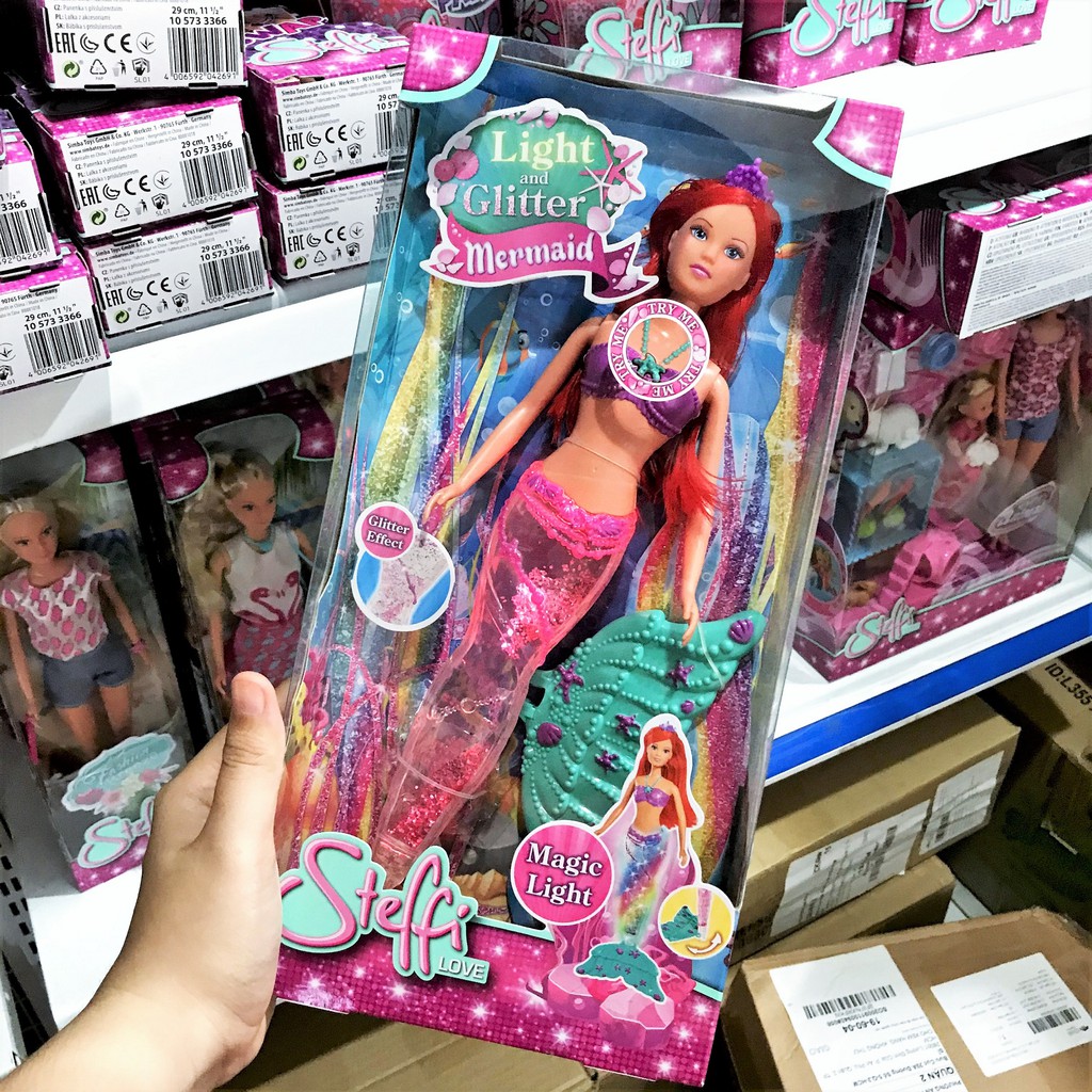 Đồ Chơi Búp Bê Nàng Tiên Cá STEFFI LOVE Light &amp; Glitter Mermaid 105733049 - Simba Toys Vietnam