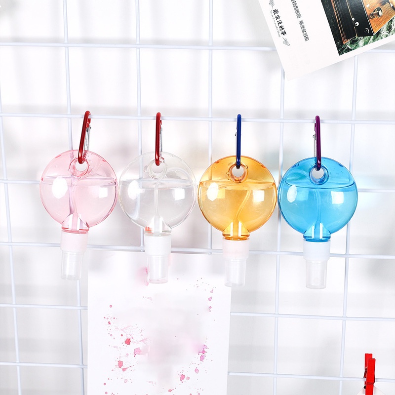 Bình Xịt Nước Hoa Bằng Nhựa Màu Sắc Ngọt Ngào Kèm Móc Treo Tiện Dụng