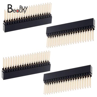 Bộ 4 Đầu Xếp Chồng 2x20 (40 Pin) Cho Raspberry Pi A + / B + / Pi 2 / Pi 3 Extra Tall Header