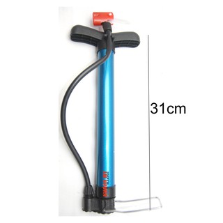 Bơm xe đạp, xe máy loại đế gang cứng,nén hơi mạnh...V_36 Xanh Dương