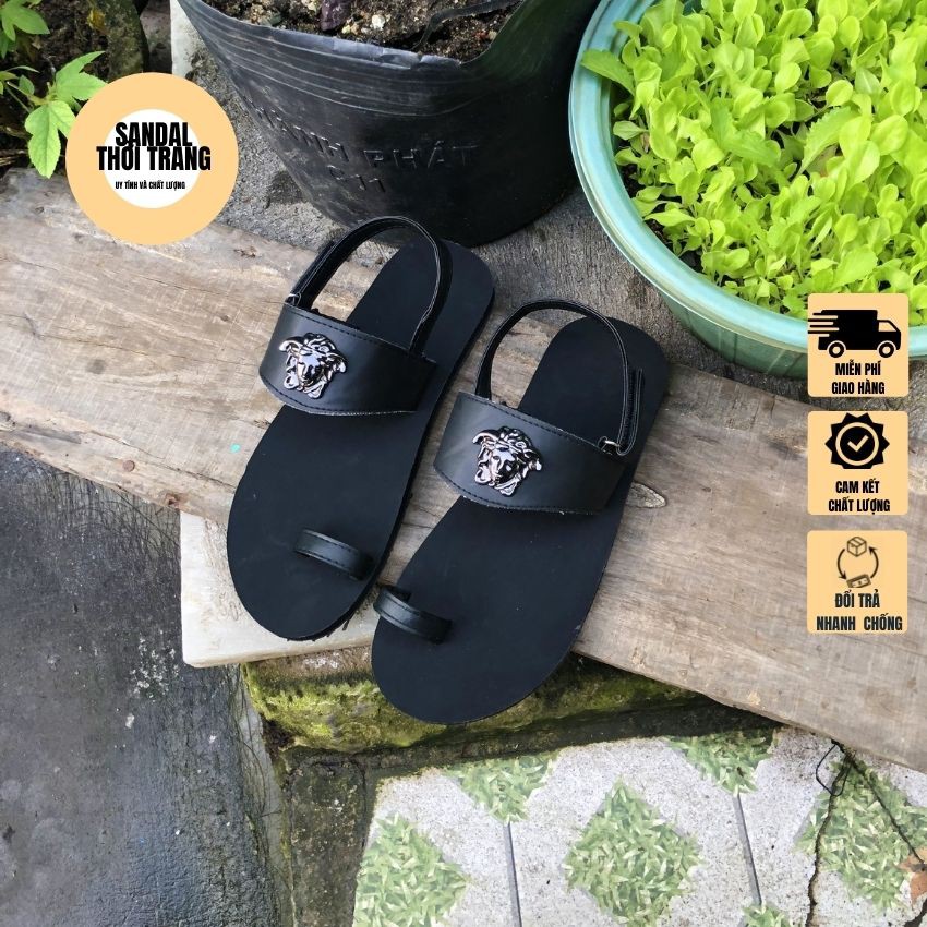 Dép quai hậu xỏ ngón nữ nam, Sandal nữ đi học sỏ ngón đồng nai Full size 30-44 SANDALTHOITRANG