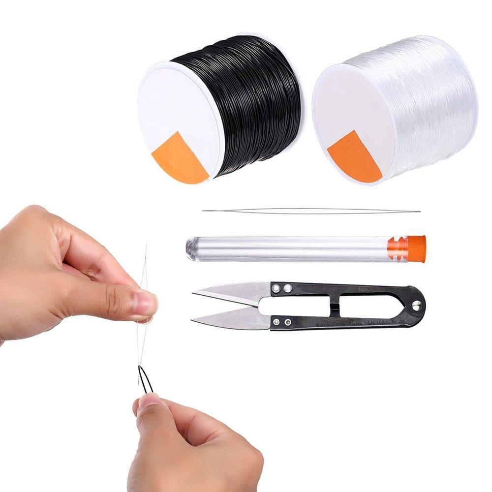 Cuộn Dây Đen Co Dãn YIYU|Cuộn Dây Xỏ Hạt Làm Đồ Thủ Công Chuyên Dụng