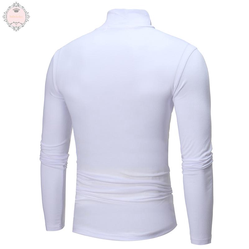 Áo thun tay dài cổ lọ thời trang cá tính cho nam