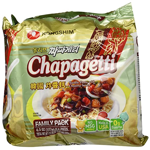 Mì Tương Đen Chapagetti Nongshim 140g - Nhập Khẩu Hàn Quốc