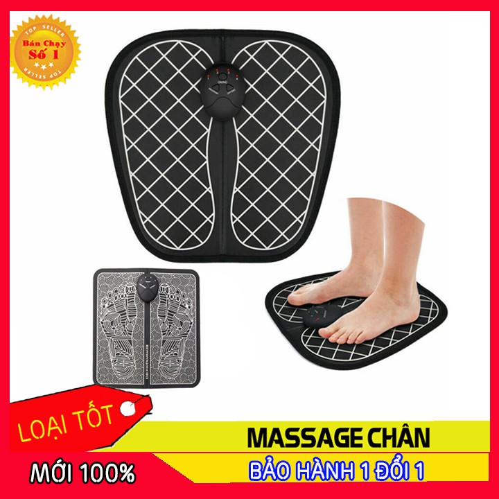 [HÀNG TỐT] Máy Massage chân trị liệu FOOT EMS MXC, Máy Massage xung điện giúp lưu thông mạch máu, giảm tể chân Kiki Mart