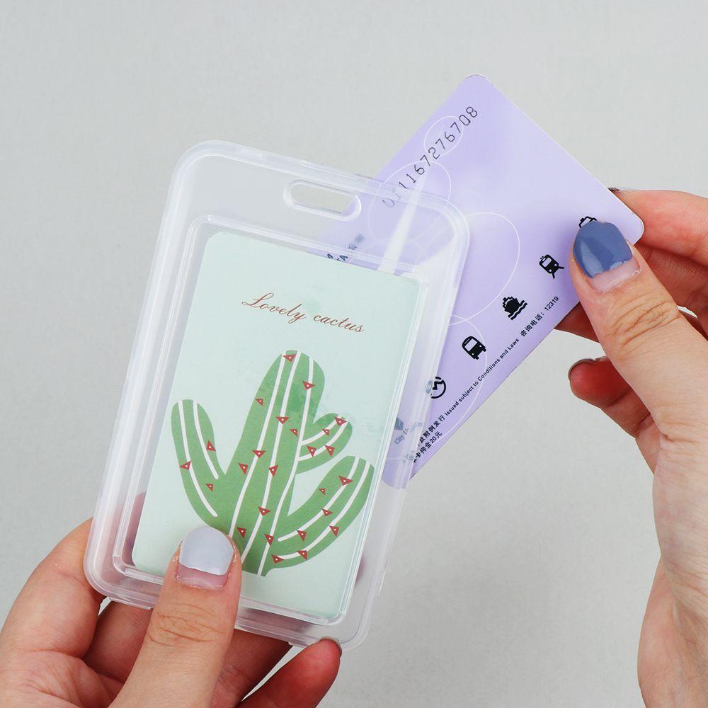 Vỏ Đựng Thẻ Xe Buýt/Chìa Khóa Họa Tiết Cây Xương Rồng Dễ Thương Kèm Móc Khóa Cho KENT1 Ốp