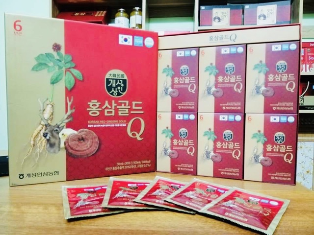 [Mã 77FMCGSALE1 giảm 10% đơn 250K] [HÀNG MỚI VỀ SÂM Q] Nước Sâm Nhung Hươu NONGHYUP Hàn Quốc, Hộp 30 Gói | BigBuy360 - bigbuy360.vn