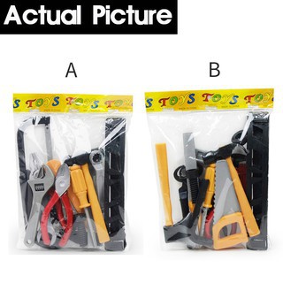 Bộ đồ chơi dụng cụ lắp ráp xe công trường HYG TOYS 28 món bằng nhựa cho bé