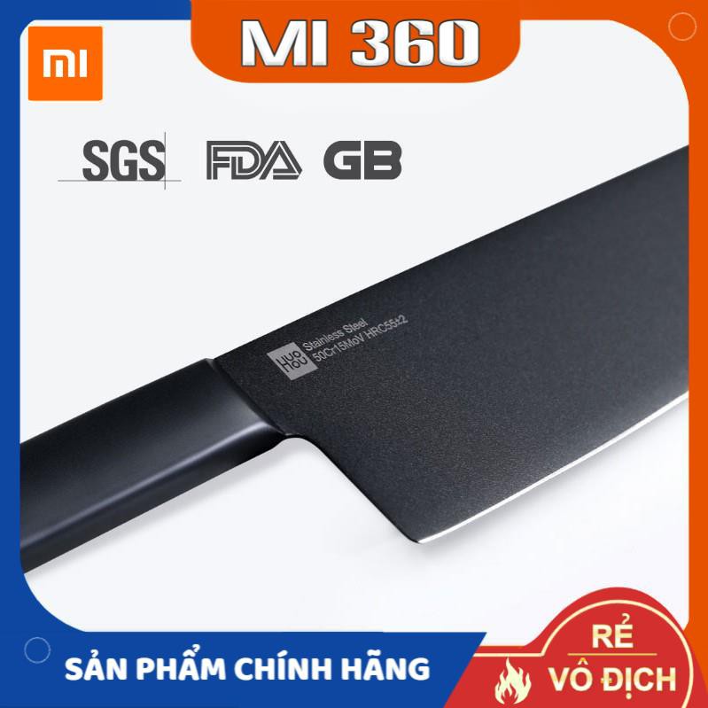 Bộ Dao Bằng Thép Không Gỉ Xiaomi HuoHou HU0015✅ Phủ Chống Dính Siêu Sắc Bén✅ Hàng Chính Hãng