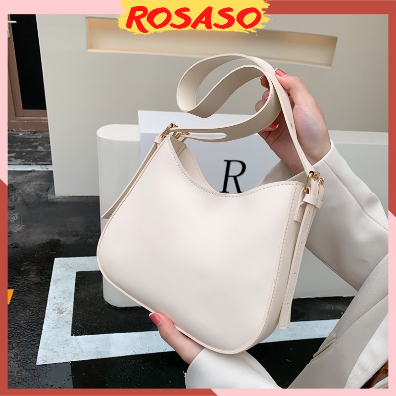 Túi xách nữ kẹp nách đeo chéo nữ da mềm cá tính dễ thương công sở ROSASO TX07