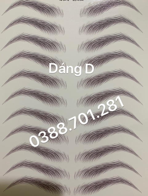 Miếng dán xăm lông mày 3D chống nước | BigBuy360 - bigbuy360.vn