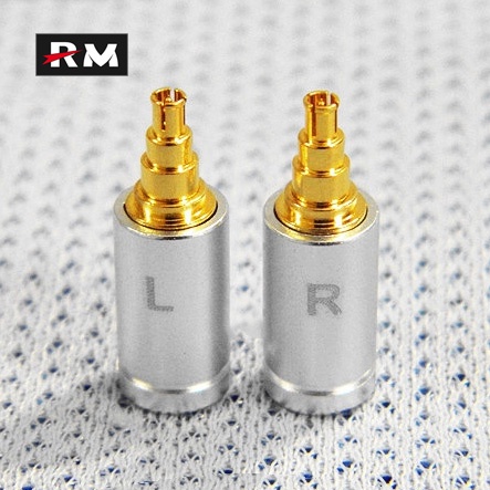 Phù Hợp Đầu Nối Dây Cáp Tai Nghe Bằng Đồng Co Giãn Mạ Vàng Cho Sennheiser IE40PRO IE40