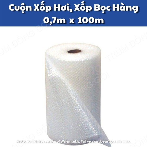 Cuộn Bóng Khí - Màng xốp hơi - Xốp nổ  - Bọc chống sốc - 80cm x 100 (m)