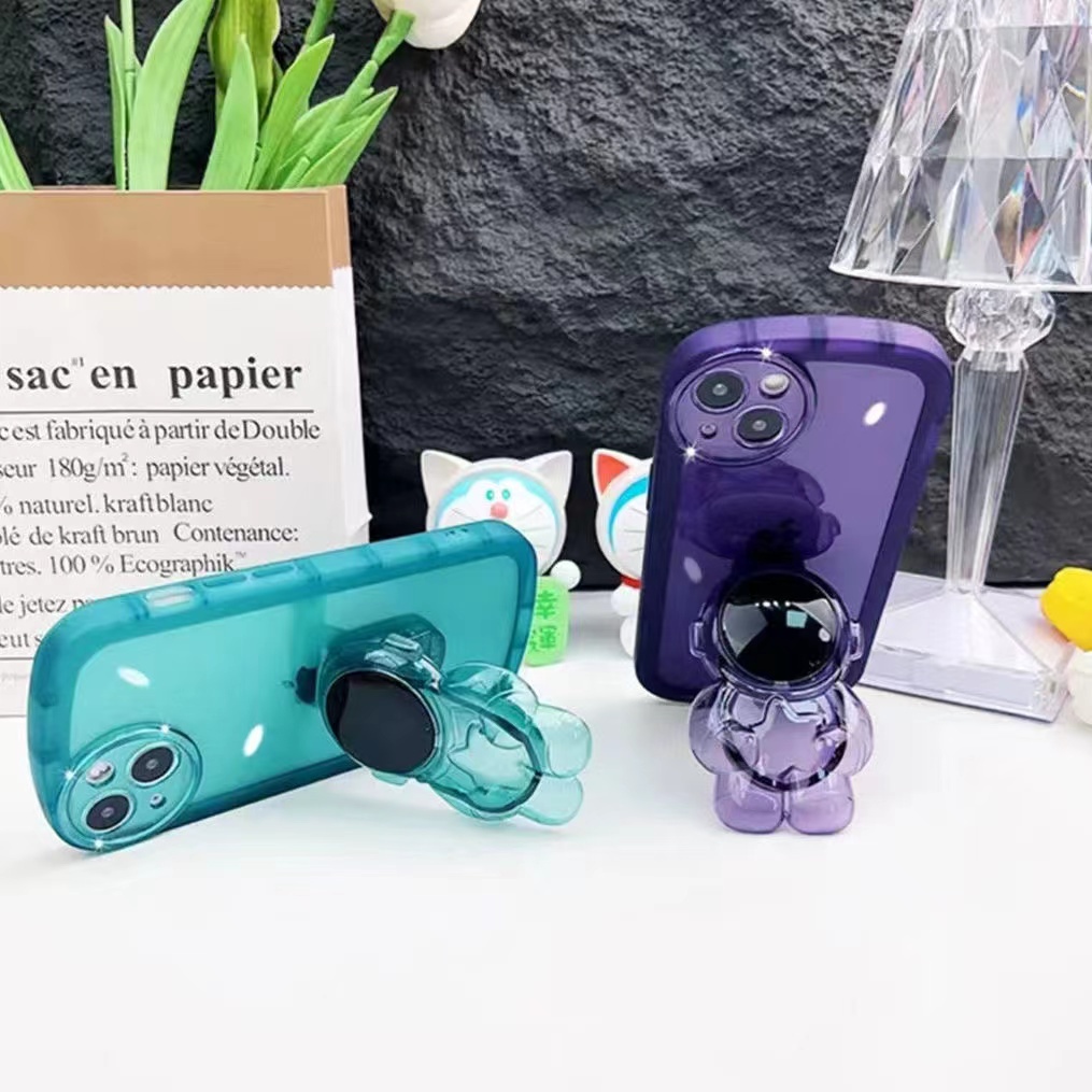 Ốp Điện Thoại TPU Trong Suốt Hình Phi Hành Gia Cho iPhone 11 12 13 Pro Max XS Max XR X 7 8 plus SE2020