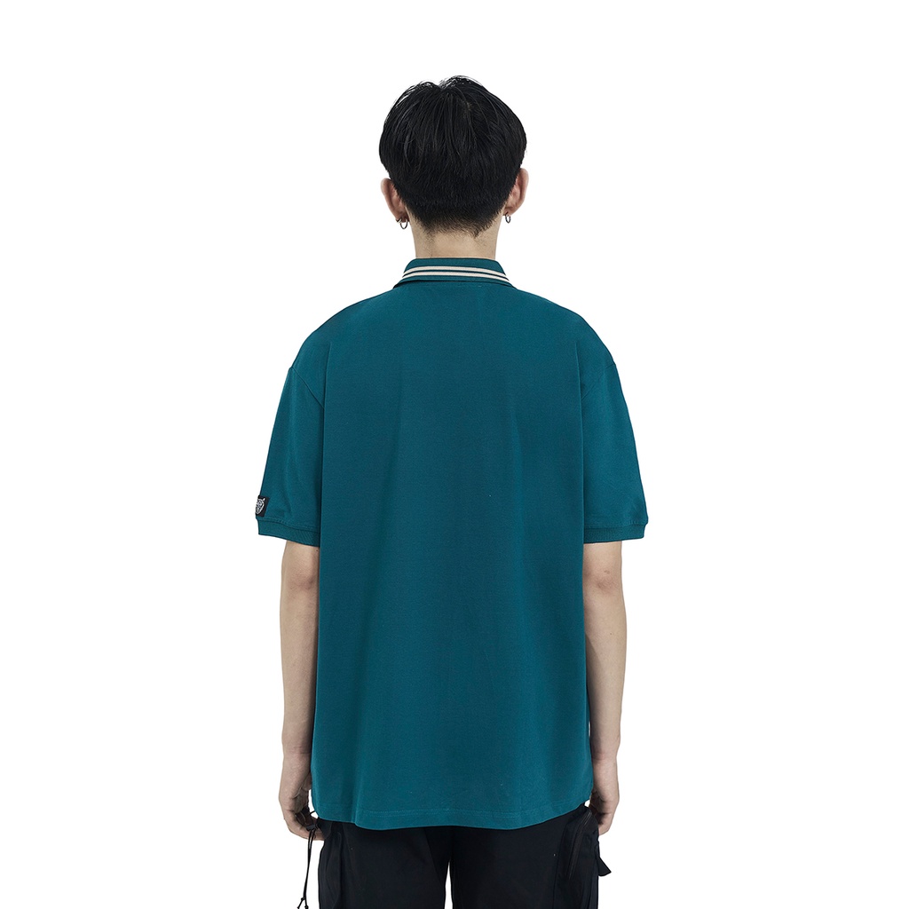 Áo Sơmi Tay Ngắn Unisex LOGO PACK GREEN Thun Cá Sấu - HADES Brand Chính Hãng | BigBuy360 - bigbuy360.vn