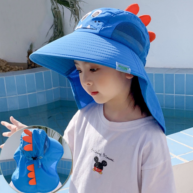 Nón Tai Bèo Chống Tia UV Họa Tiết Động Vật Dễ Thương Cho Bé Gái