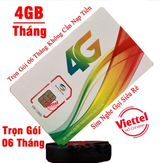 Sim 4G Viettel trọn gói Free Data không giới hạn và nghe gọi miễn phí