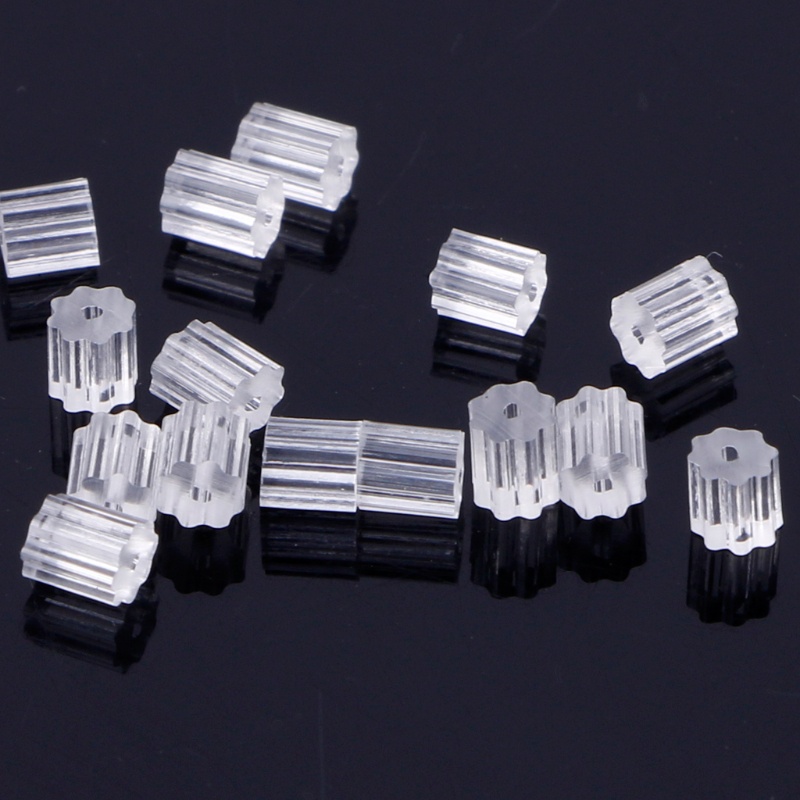 Set 1000 Nút Silicon Mềm An Toàn Gắn Sau Tai / Lưng / Mặt Sau Hoa