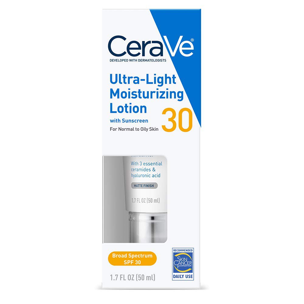 Kem Dưỡng Ngày Da Dầu CeraVe Ultra-Light Moisturizing Lotion SPF30 (50ml)