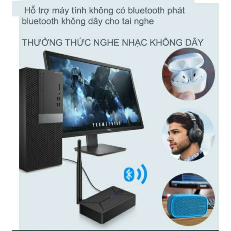 Bộ chuyển đổi âm thanh sang bluetooth không dây D667