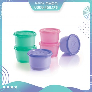 Bộ 4 hộp tupperware snack cup 100ml màu bất kỳ