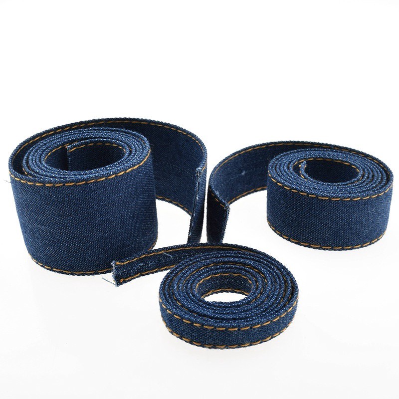 Cuộn Dây Ruy Băng Denim Dài 5 / 10m Dùng Làm Đồ Thủ Công Diy
