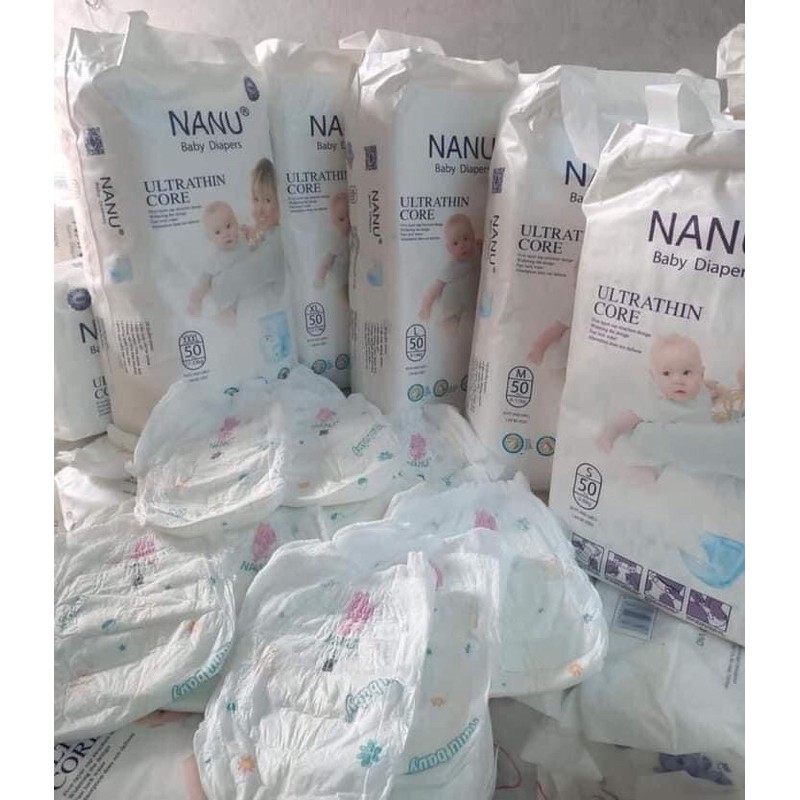 100c Bỉm Quần NANU ultrathin 100M 100L 100XL 100XXL 100XXXL