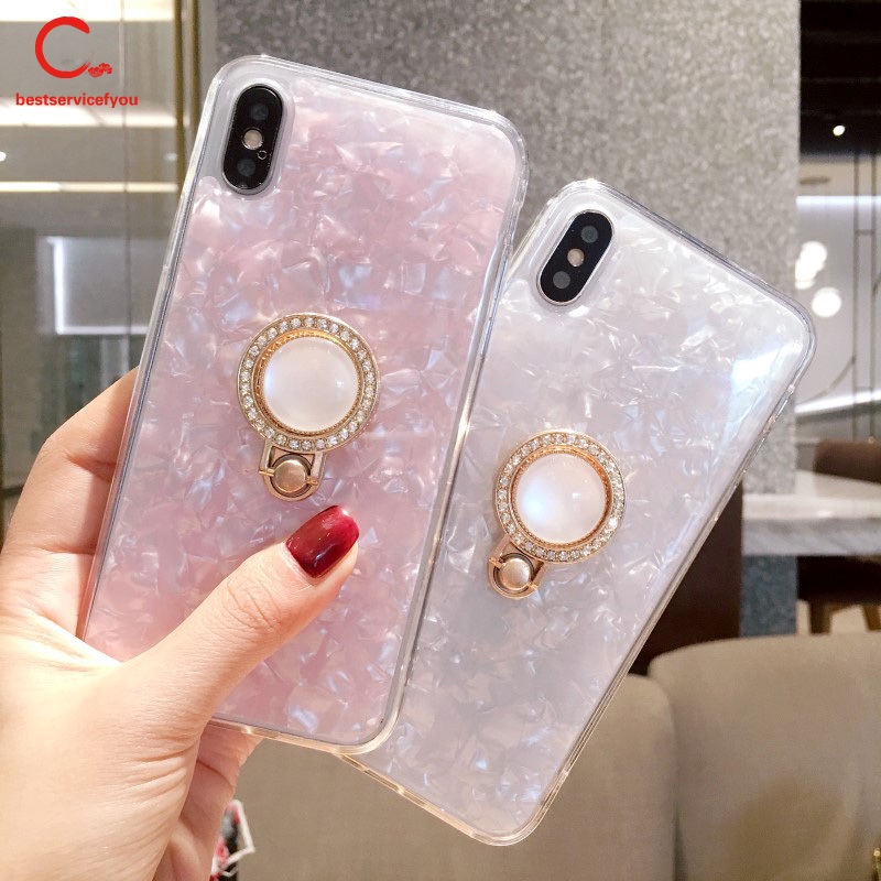 Ốp Điện Thoại Điện Thoại Điện Thoại Tpu Có Vòng Giá Đỡ Cho Iphone 6 6s 7 8 Plus X