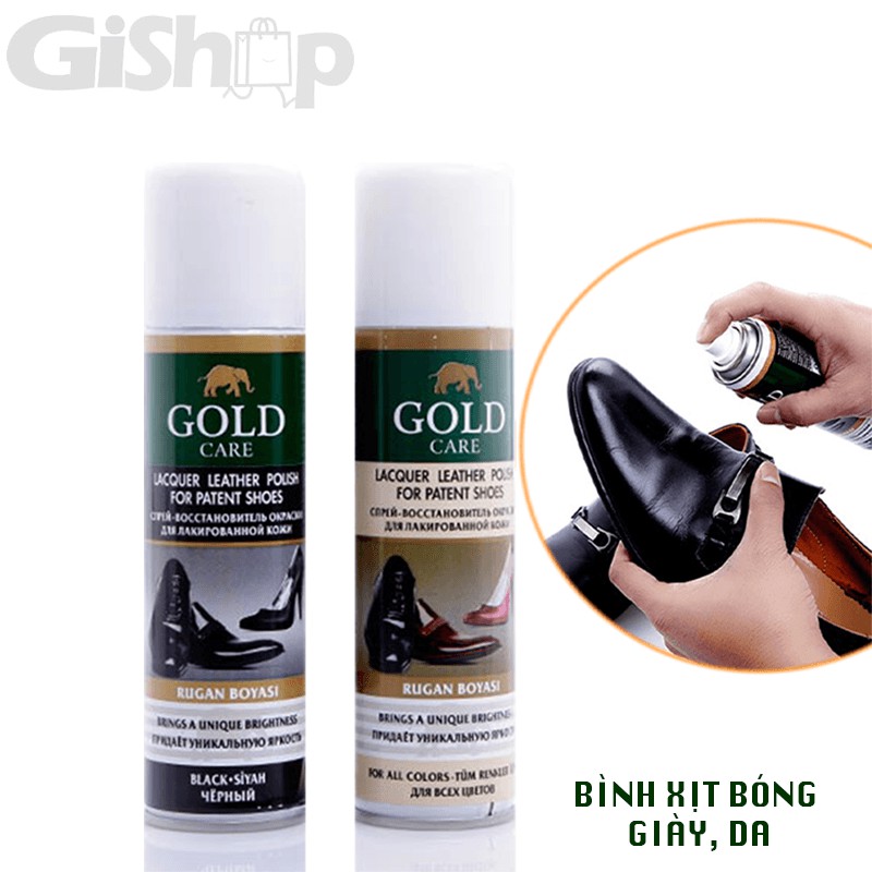 Chai Xịt Phủ Bóng Da, Giày GoldCare GC3006
