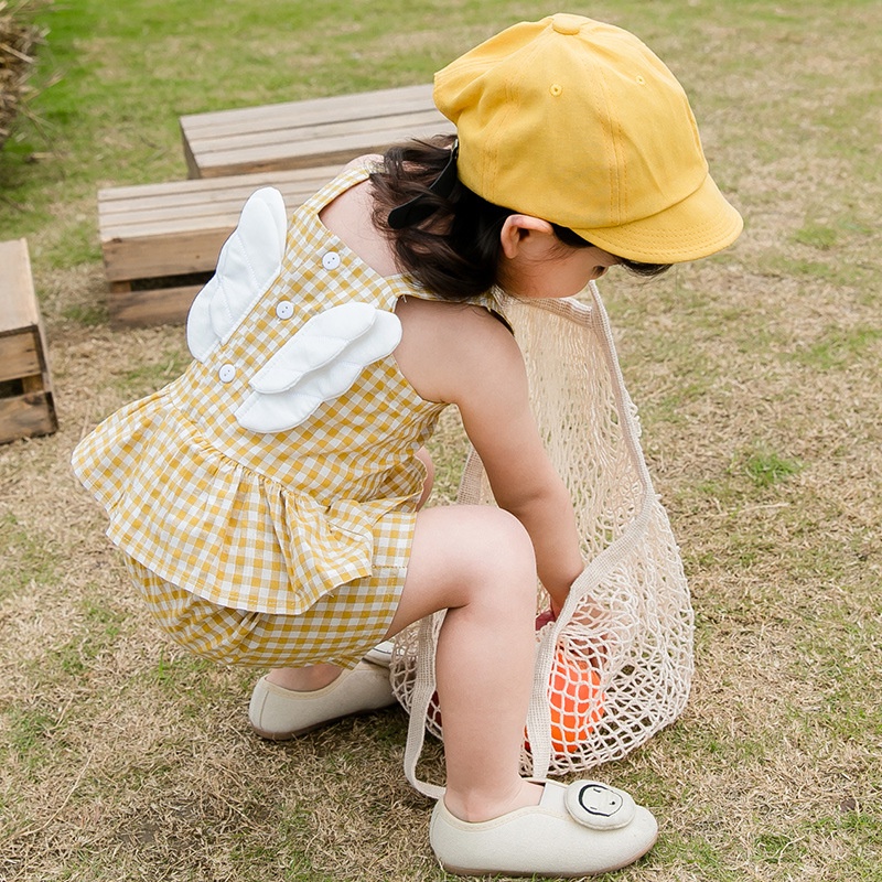 BV59 Size90-130(9-30kg) Set bộ bé gái ( Sơ mi Cánh thiên thần, vải mát) Thời trang trẻ Em hàng quảng châu