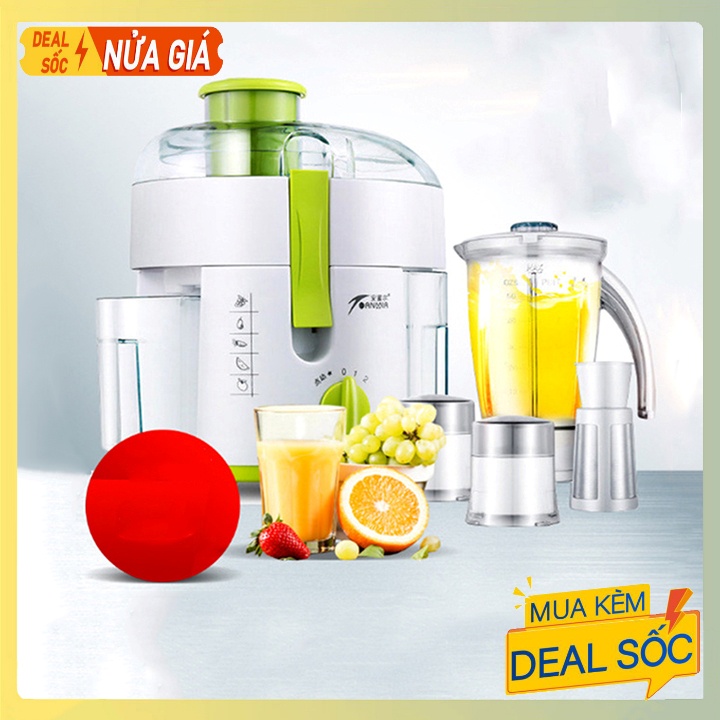 Máy ép hoa quả rau củ, máy xay sinh tố đa năng 3IN1 Chế biến đồ ăn dặm