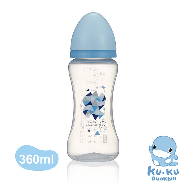Bình sữa cổ rộng nhựa PP KUKU KU5932 - 360ml