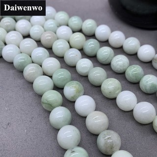 Chuỗi hạt ngọc bích Chalcedony đường kính lỗ khoảng 4-12mm dùng để làm sản phẩm DIY
