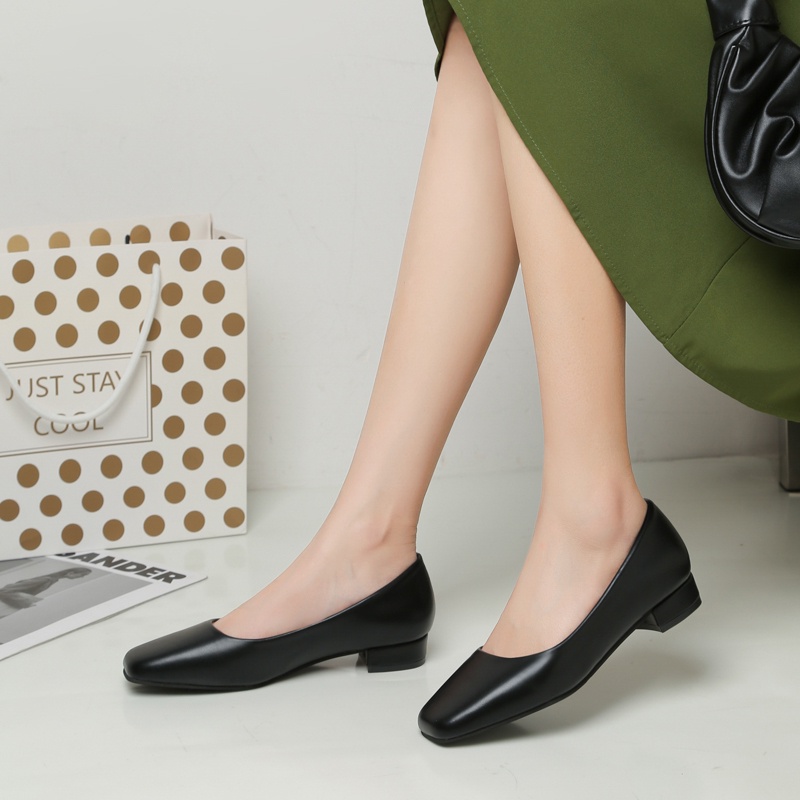 Giày Búp Bê Da Thời Trang Dành Cho Nữ